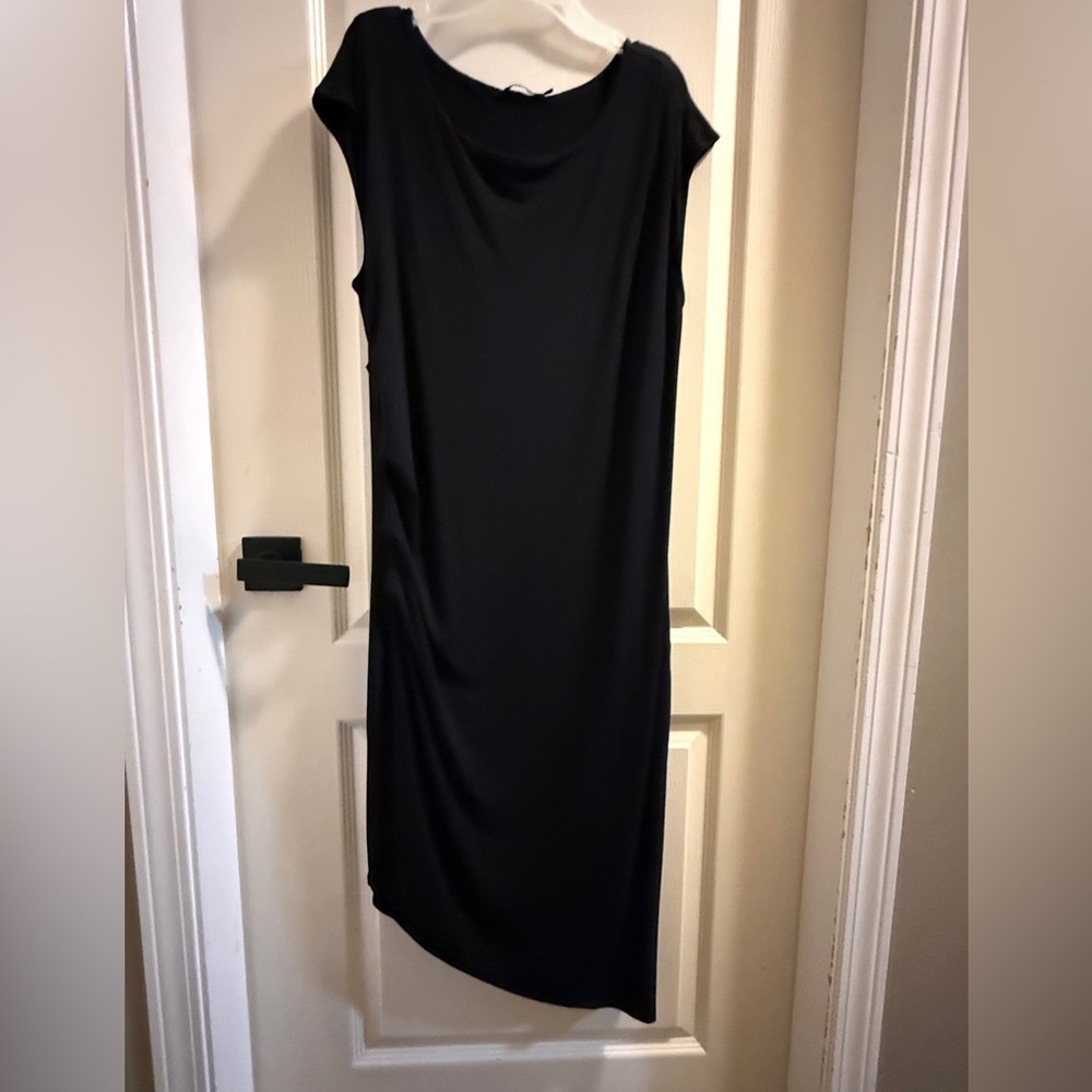 Reitmans Black Asymmetrical Dress
